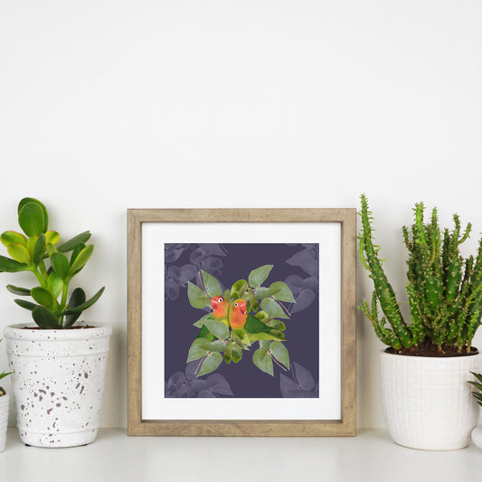 Lovebirds Art Print