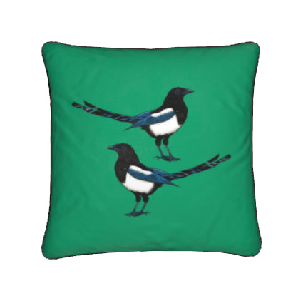 Magpies Two For Joy Cushion