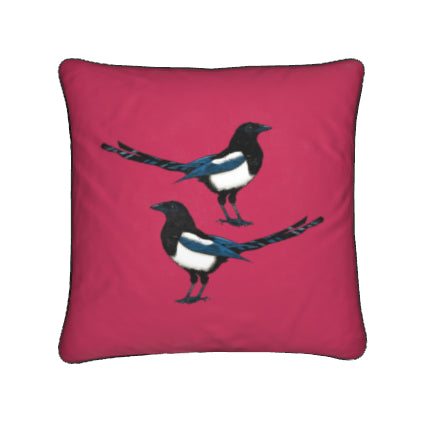 Magpies Two For Joy Cushion