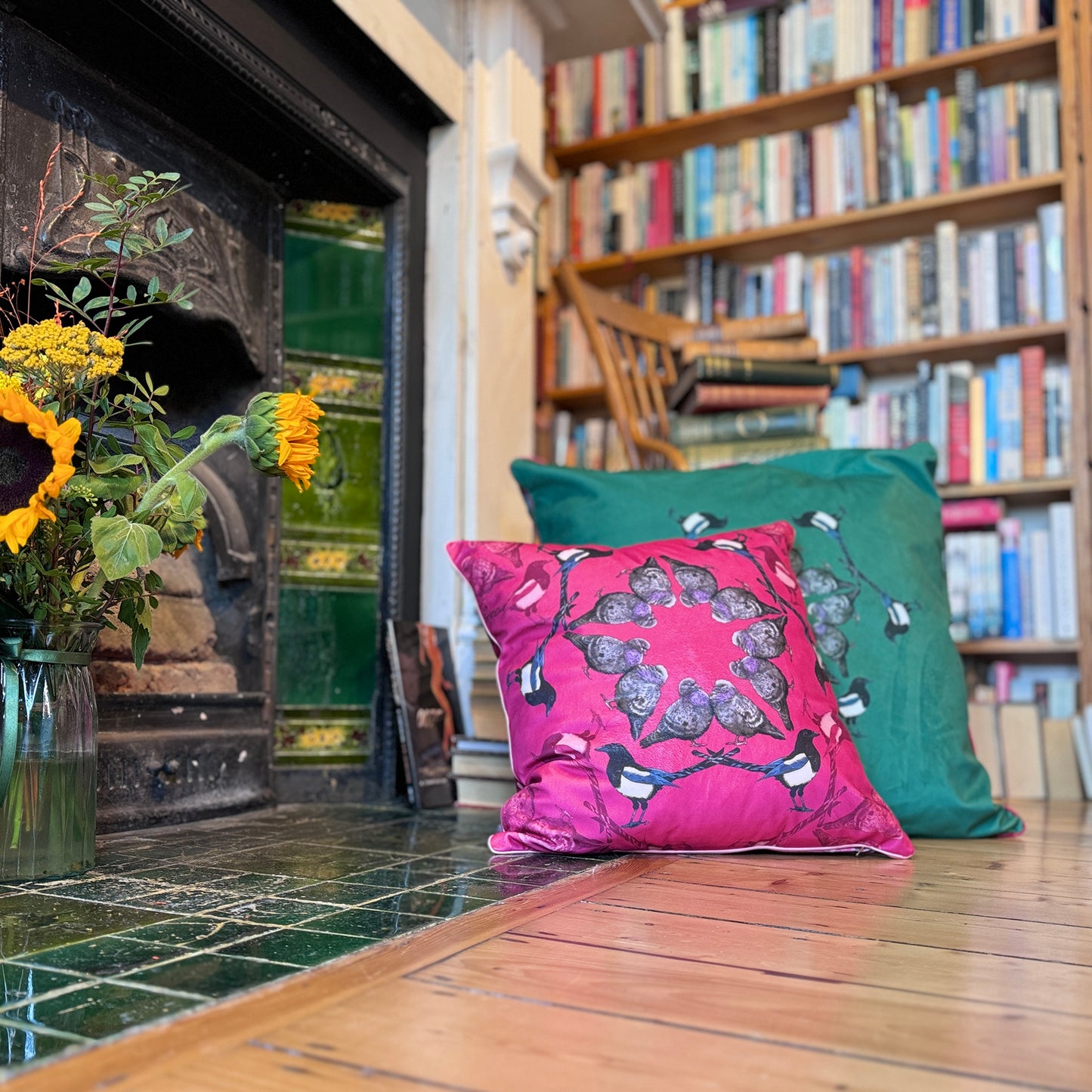Magpies and Pigeons Cushions