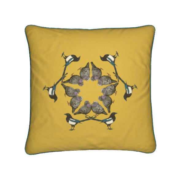 Magpies and Pigeons Cushions